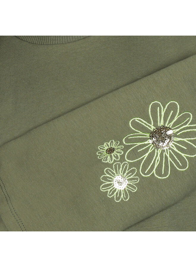 Sweater dropped shoulder cropped - O56958-37