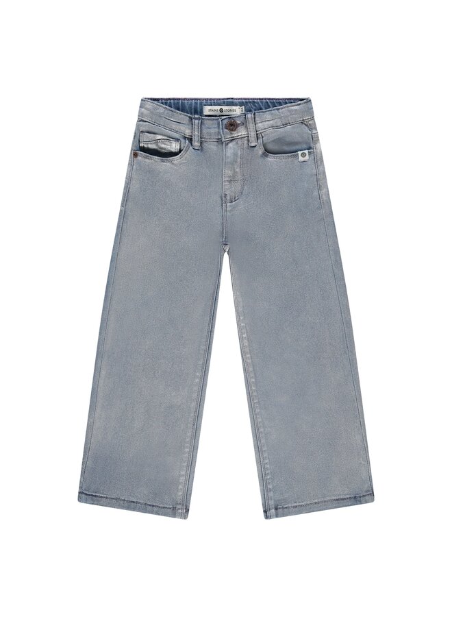 girls denim wide leg. 8272