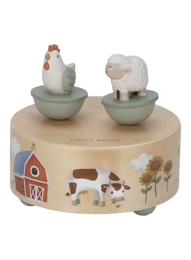 Little Dutch | Houten Muziekdoos - Little Farm