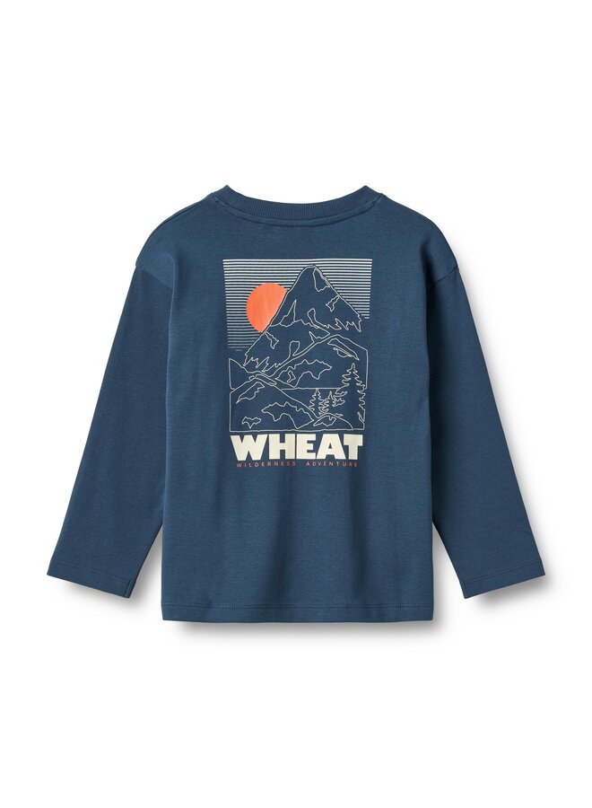 T-shirt L/S print Dixie | 1194