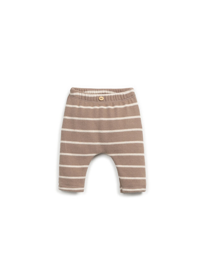 STRIPED JERSEY LEGGINGS Pencil