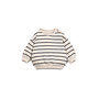 STRIPED JERSEY SWEATER Grafite