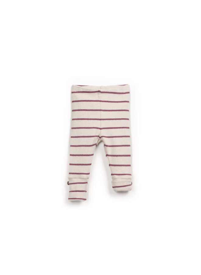 STRIPED JERSEY LEGGINGS Amora