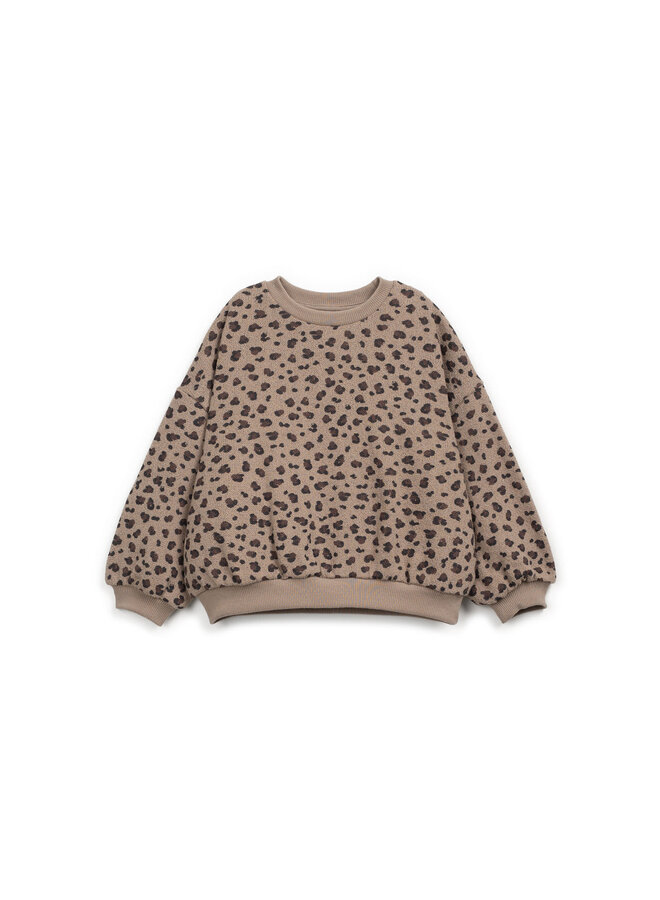 PRINTED JERSEY SWEATER