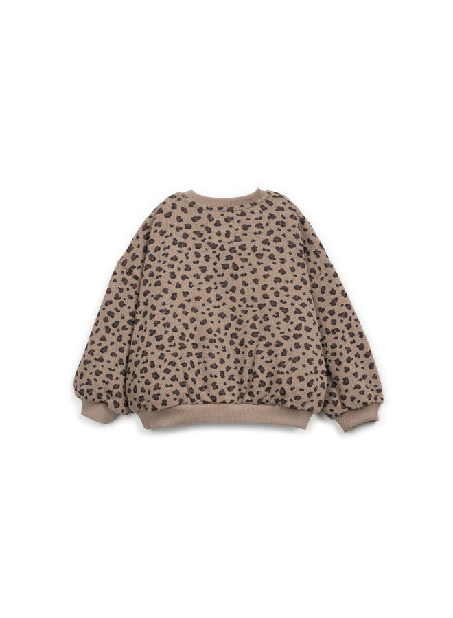 PRINTED JERSEY SWEATER