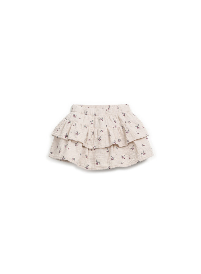 PRINTED WOVEN SKORT Tones