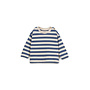 STRIPED JERSEY LS T-SHIRT Mirtilo