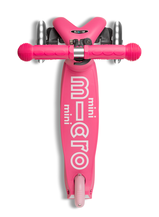 Mini Micro Step Deluxe Push LED | Roze  2-6 jaar