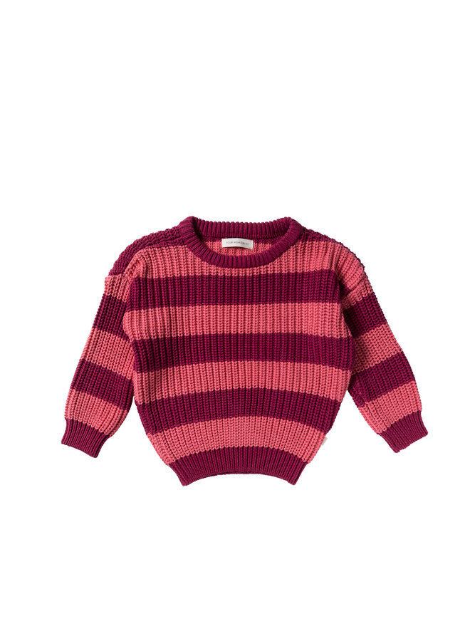 Stripe Knit | Chunky Sweater | Desert