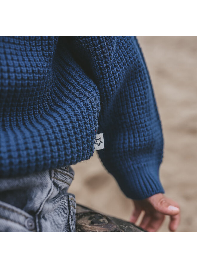 Knit | Chunky Sweater | Blue