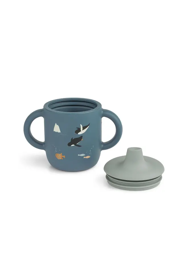 Neil Sippy Cup | Arctic Sea - Ocean view