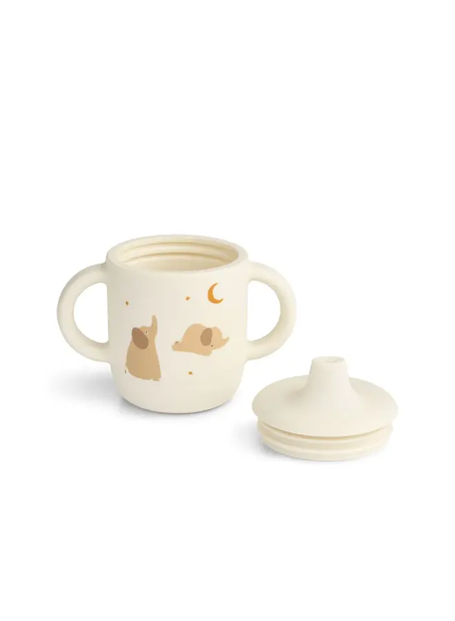 Neil Sippy Cup |    Elephant - Creme de la creme