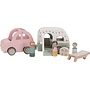 Little Dutch | Speelgoed auto met caravan FSC
