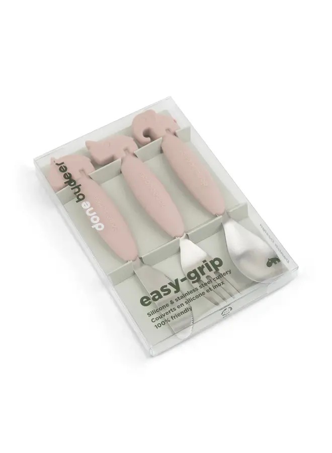 Easy-grip cutlery set - Powder