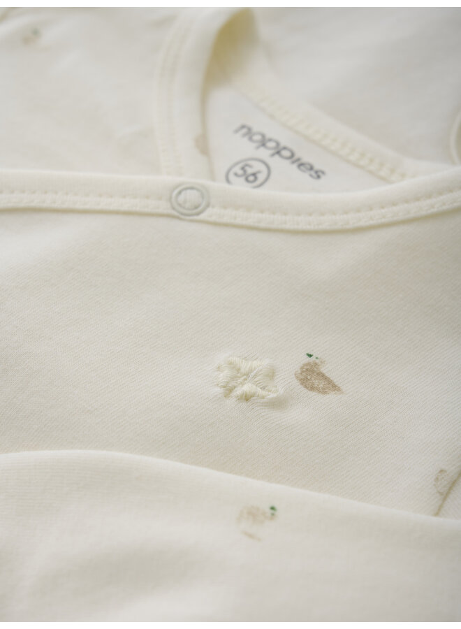 U Playsuit Nolan long sleeve White