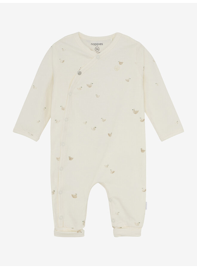 U Playsuit Nolan long sleeve White