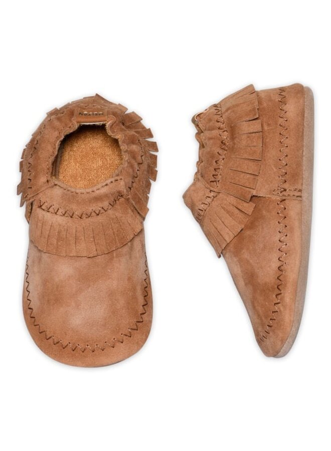 Moccasin suede slippers | 476