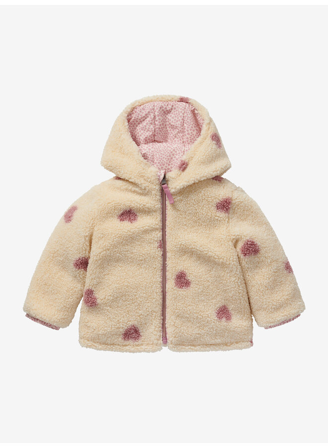 Girls Jacket Maplegrove reversible allover print
