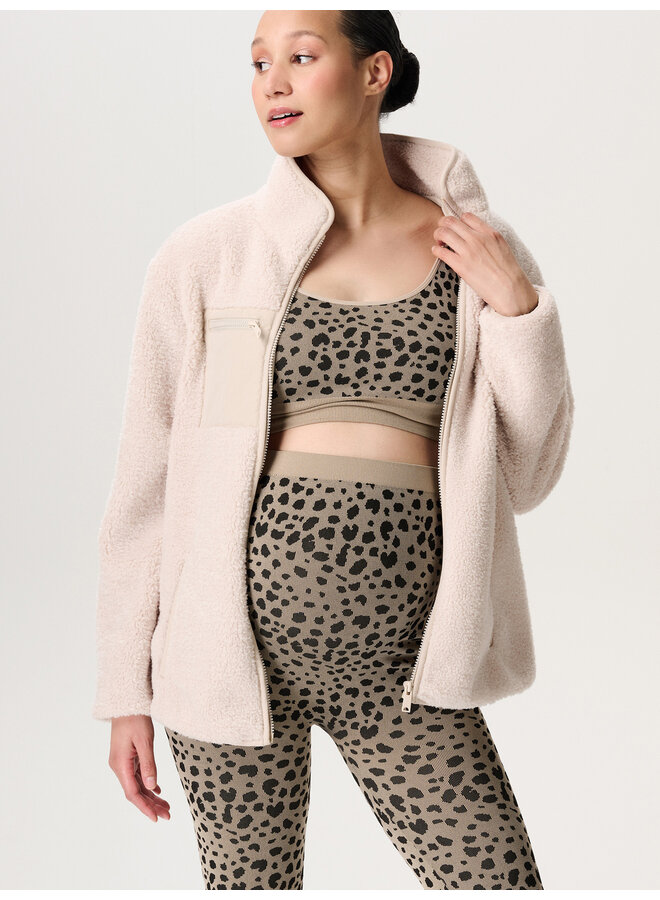 Fakse teddy Cardigan l. sleeve