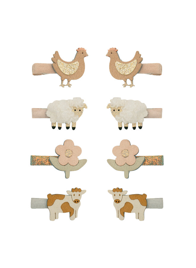 MIMI & LULA - FARM ANIMAL MINI CLIPS