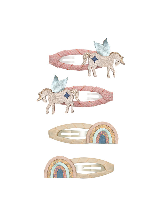 MIMI & LULA - WINGED UNICORN & RAINBOW CLIC CLACS