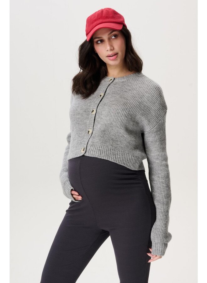 Noppies - Bergen Nursing Cardigan Grey Melange