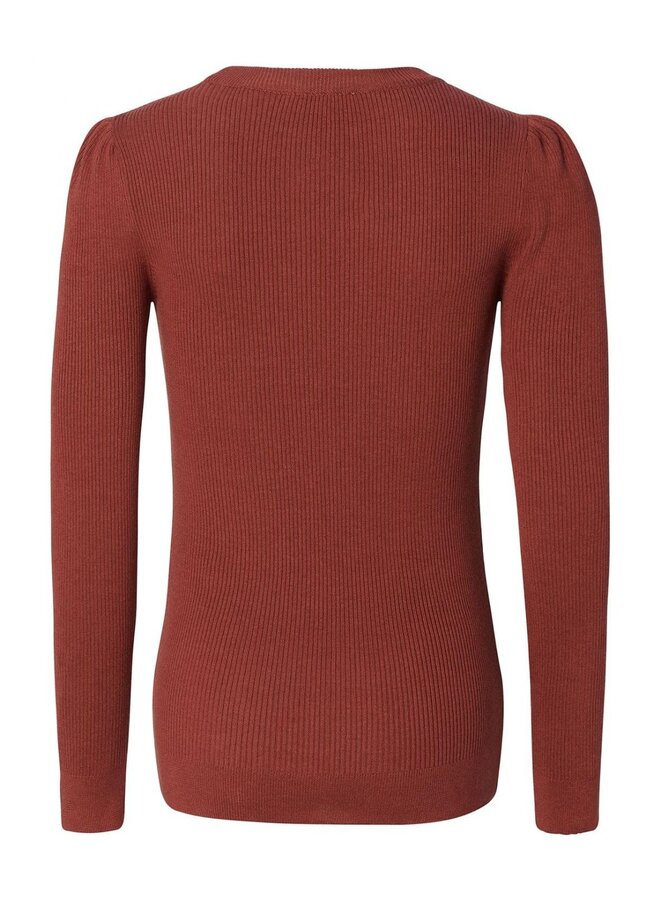 Zana knit pullover LS – Sable