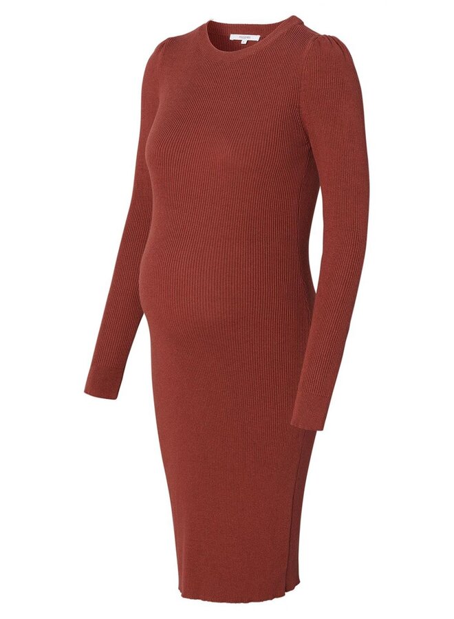 Vena knit dress LS – Sable