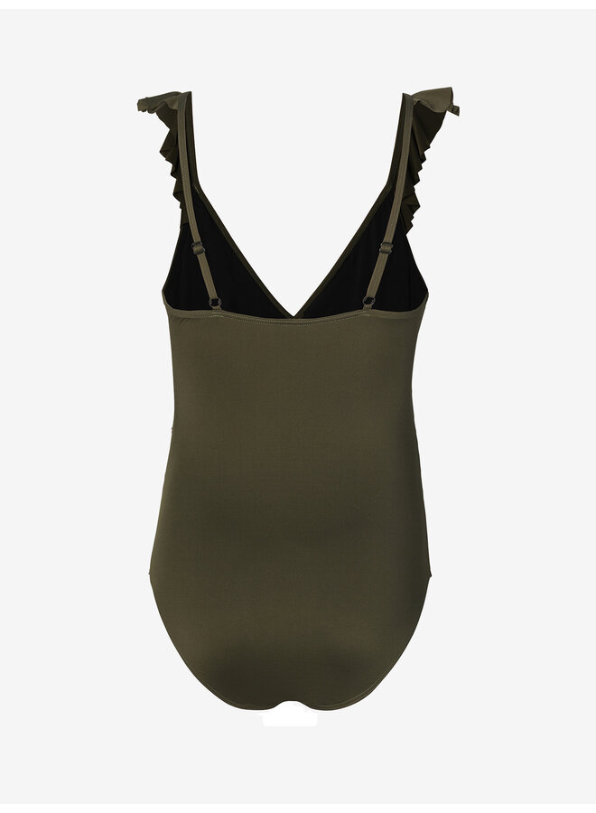 Sima microfiber swimsuit - Groen