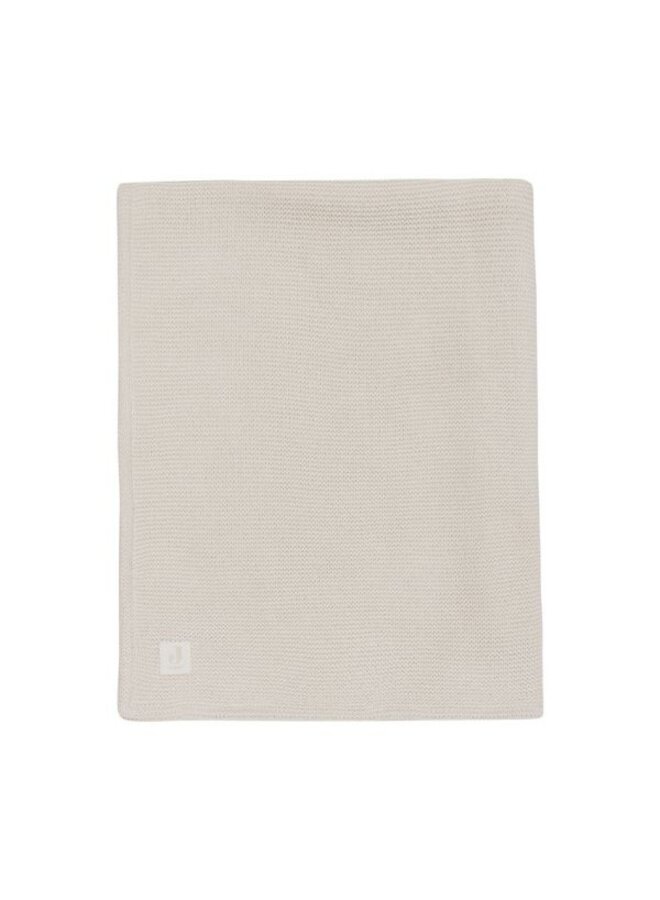 Jollein | Deken Basic Knit - Oatmeal/Velvet