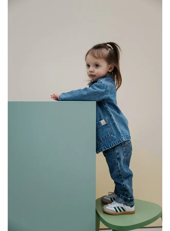 Noï The New Chapter denim jacket pink