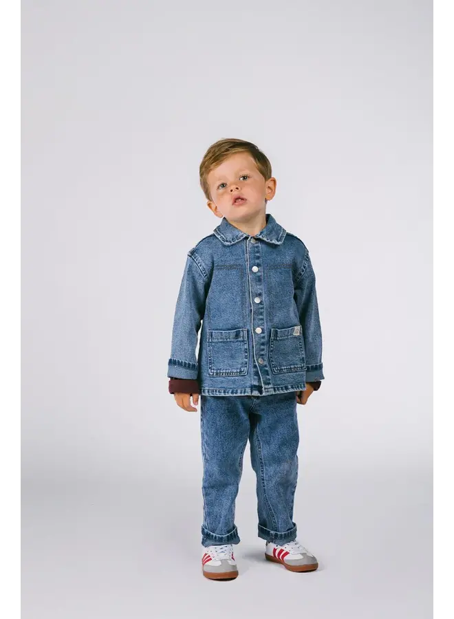 Noï The New Chapter denim jacket pink