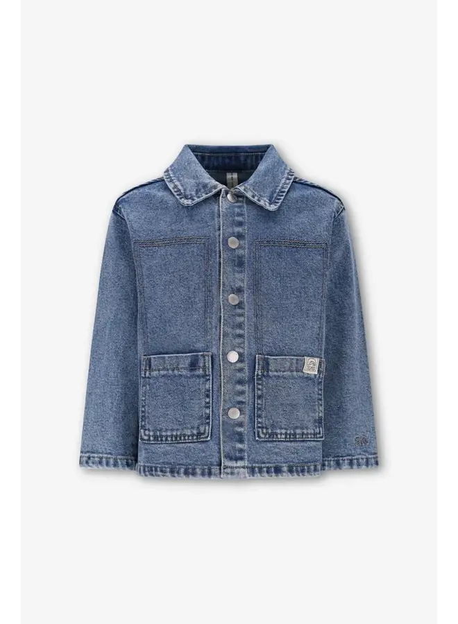 Noï The New Chapter denim jacket pink