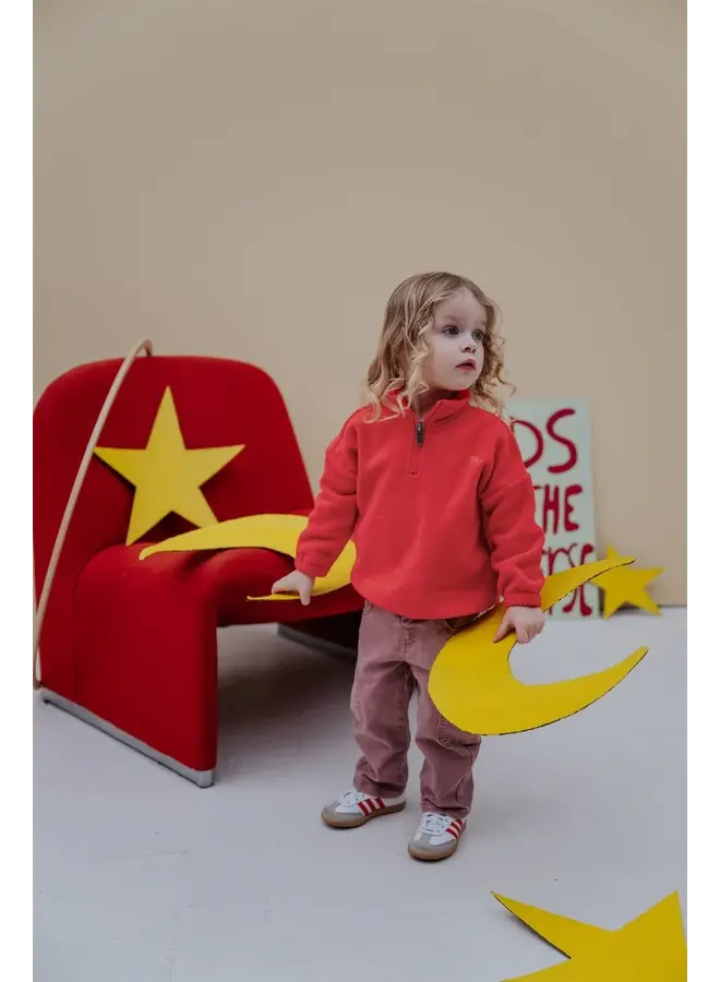 Manué The New Chapter fleece sweater – Bittersweet