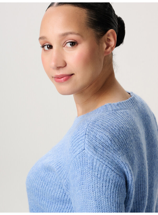 Greve Nursing Pullover LS - Cornflower