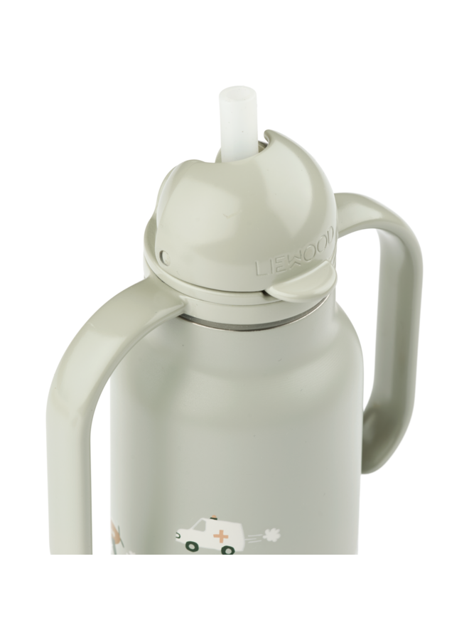 Kimmie Bottle 250ml | Vehicles - Dove blue