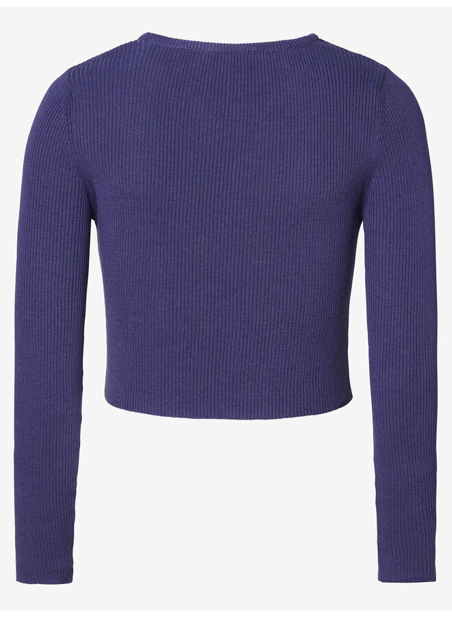 Samso Nursing Top l. sleeve - Skipper Blue