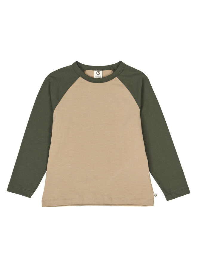 Cozy me raglan l/s T – Beige