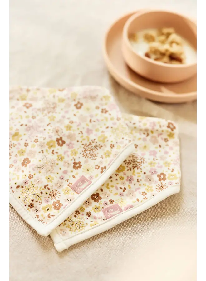 Jollein | Slab Bandana Silk Rose/Sand (2pack)