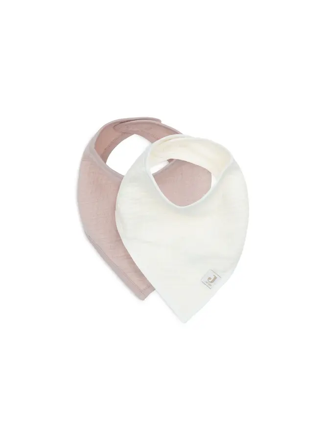 Jollein | Slab Bandana Hydrofiel - Wild Rose/Oatmeal 2 stuks