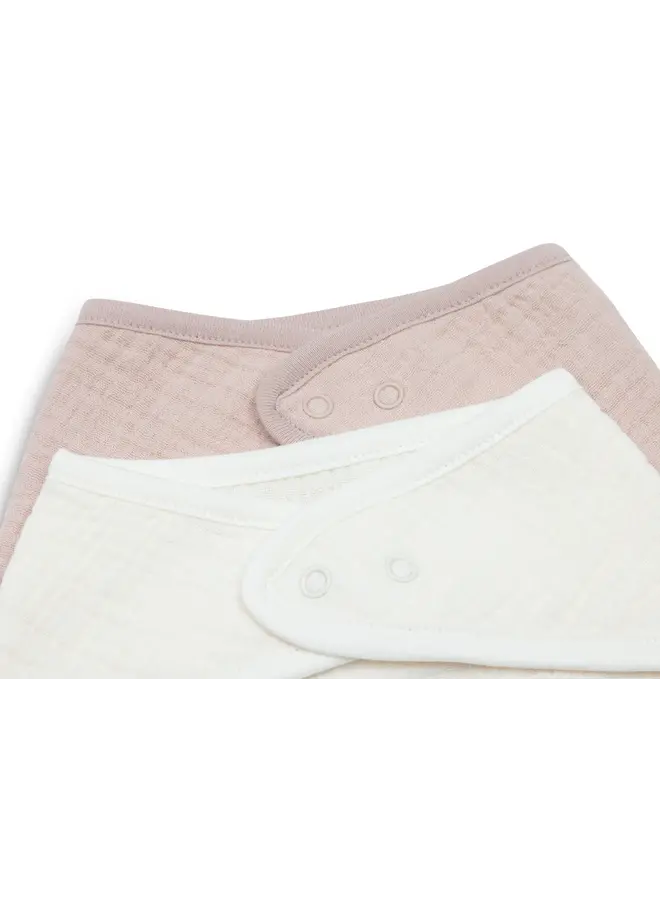 Jollein | Slab Bandana Hydrofiel - Wild Rose/Oatmeal 2 stuks