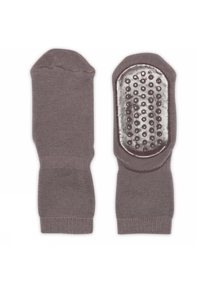 Wool socks – anti-slip 33 | Dark Purple Dove
