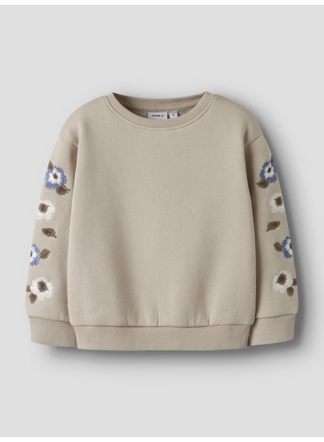 NMFOCILLA NREG SWEAT BRU | WHITE