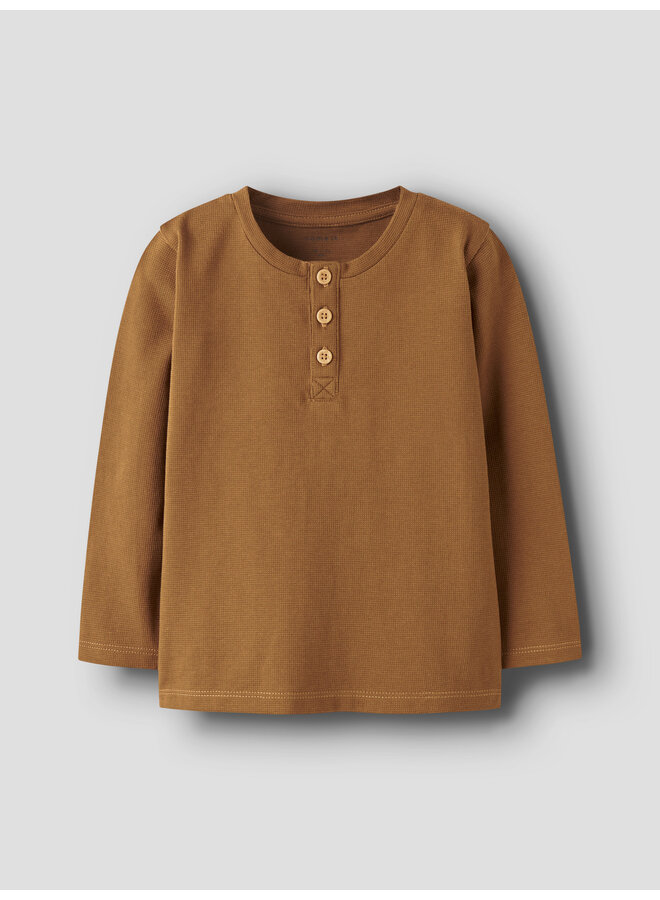 NMMNOTE LS GRANDAD TOP | BROWN