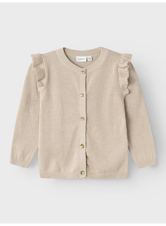 NMFABINNE LS KNIT CARD NOOS