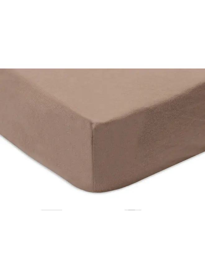 Jollein | Hoeslaken Jersey - Milky Coffee