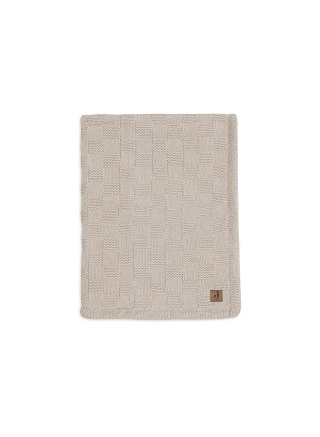Jollein | Deken Box Knit - Warm Sand/Velvet