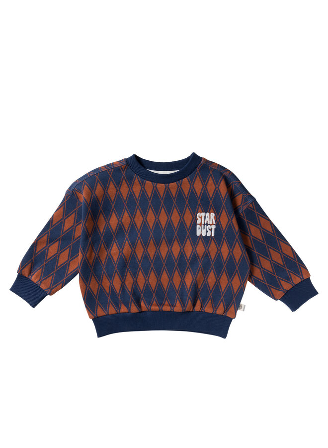 Checker | Wide Sweater