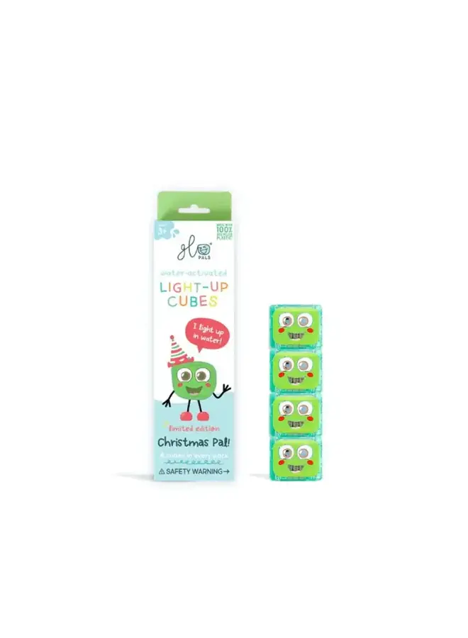 Glopals Light up cubes - 4pc Christmas