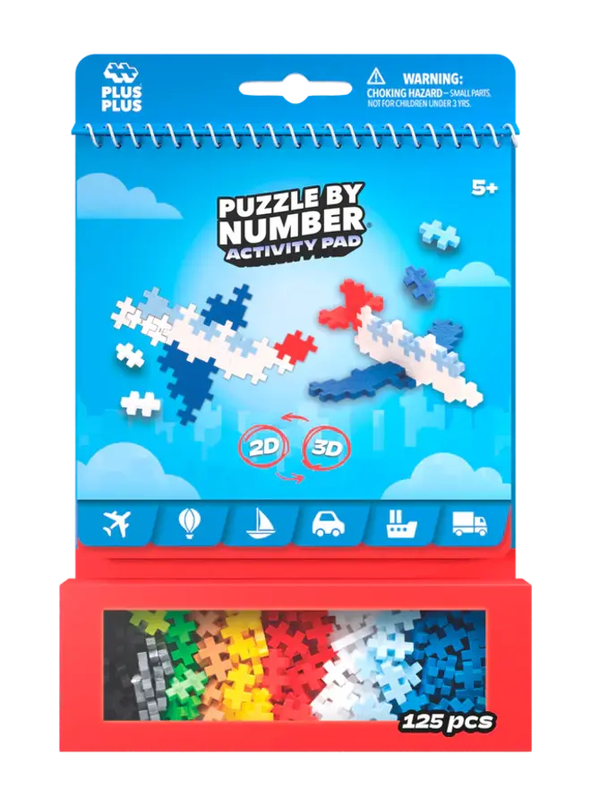 Plus-Plus | Activity Pad - Transport